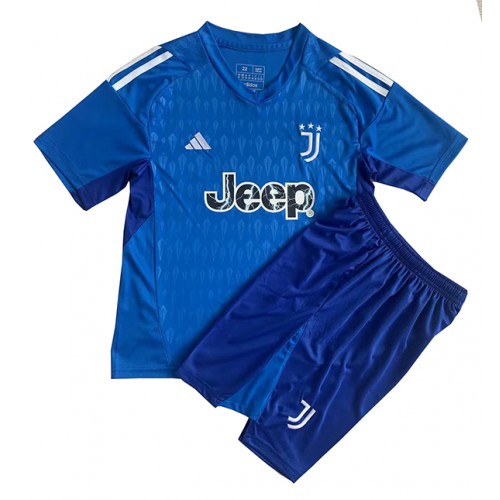 Fotbalové Dres Juventus Brankářské Dětské Domácí 2023-24 Krátký Rukáv (+ trenýrky)